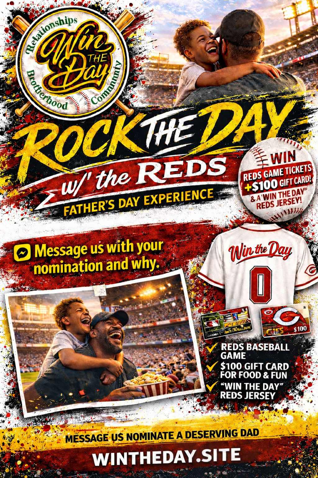Rock The Day with the Reds flyer